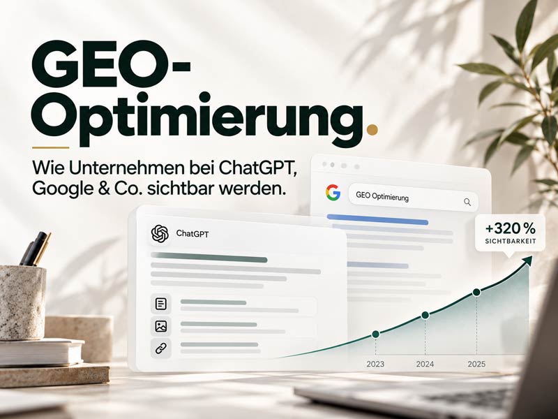 Beitragsbild zu GEO-Optimierung mit Johannes Christoph und digitalen Such- und KI-Interfaces für ChatGPT, Google und weitere Plattformen